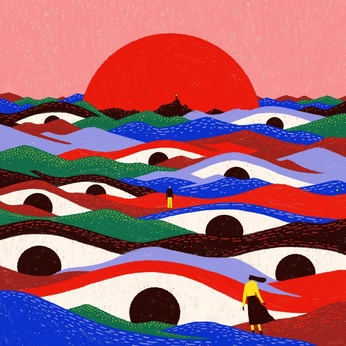 A cover of "Illustrasi" cluster. The owner is marcommri. The cluster consists of 8 elements.