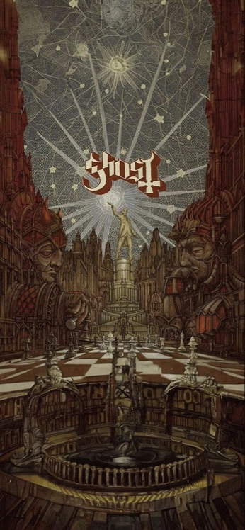 A cover of "POV ghost the band🎸💀🩻" cluster. The owner is xxl3vi0xxz. The cluster consists of 423 elements.