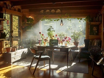 A cover of "cozy interiors" cluster. The owner is juniper02. The cluster consists of 19 elements.