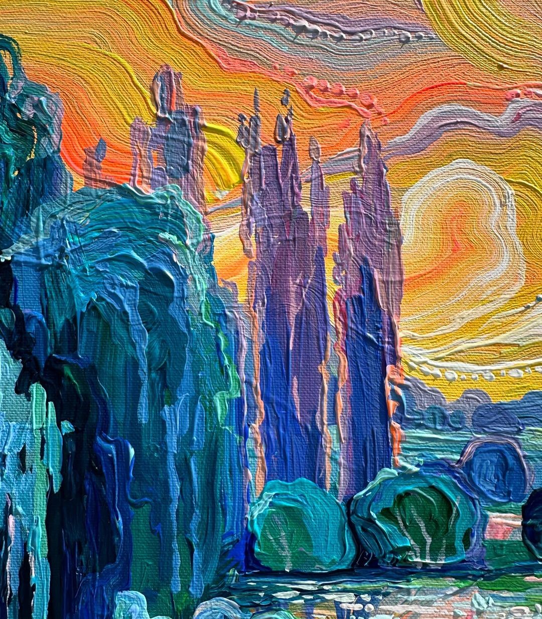 An Instagram carousel post added by jesseschmidt on Aug 07, 2024. The author is @atrusovaartist.