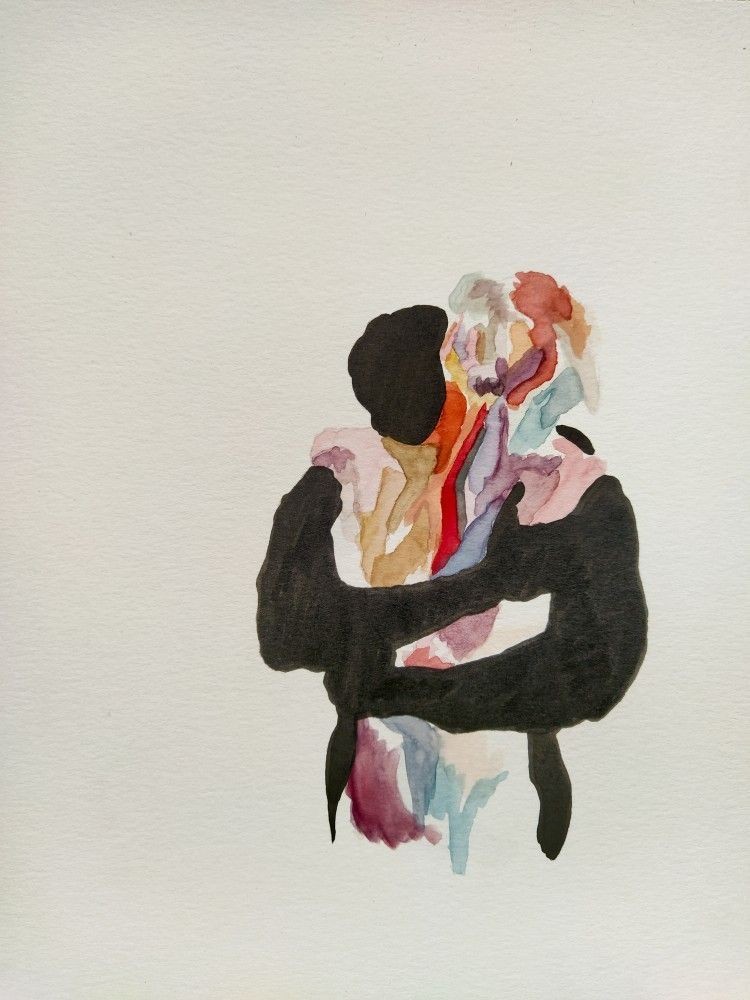 lovers by artist Valentini Mavrodoglou.