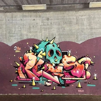 A cover of "塗鴉參考" cluster. The owner is fivepm. The cluster consists of 1 element.