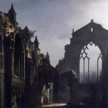 A cover of "VA Exhibition Moodboard" cluster. The owner is silentcynic. The cluster consists of 74 elements.