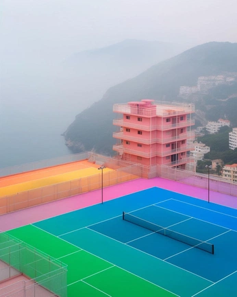 A cover of "Courts" cluster. The owner is jonward. The cluster consists of 9 elements.