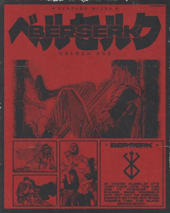 A cover of "BERSERK" cluster. The owner is chugsmcpugs. The cluster consists of 1 element.