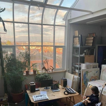 A cover of "studio." cluster. The owner is michaelakelso. The cluster consists of 28 elements.