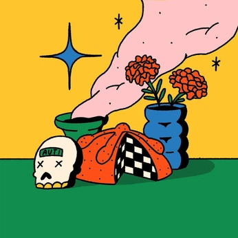 A cover of "PRINT INSPO" cluster. The owner is meghopkins. The cluster consists of 8 elements.