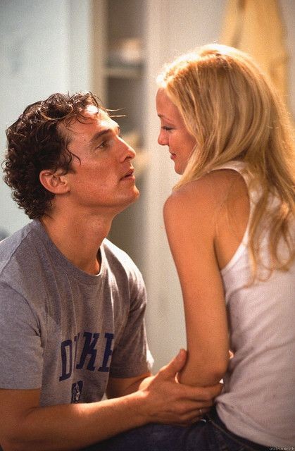 A scene from the 2003 film How to Lose a Guy in 10 Days with Kate Hudson and Matthew McConaughey.