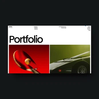 A cover of "portfolio" cluster. The owner is sarahisraelsen. The cluster consists of 7 elements.