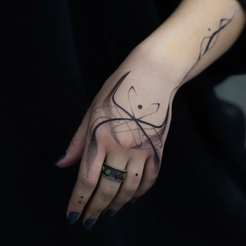 A cover of "TATTOOS BY INKSAS" cluster. The owner is inksas. The cluster consists of 86 elements.