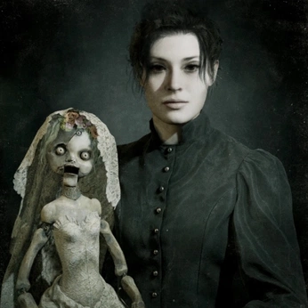 A cover of "☣︎" cluster. The owner is fleshmaiden. The cluster description is "🎲". The cluster consists of 48 elements.