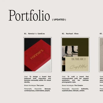 A cover of "Portfolio inspo" cluster. The owner is erwanngharrison. The cluster consists of 90 elements.