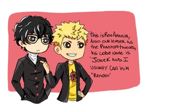 A cover of "Persona 5 Ryuji" cluster. The owner is vividorngff5e01. The cluster consists of 30 elements.