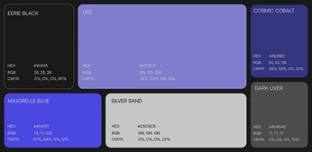 A cover of "Palettes" cluster. The owner is ombeline. The cluster consists of 8 elements.