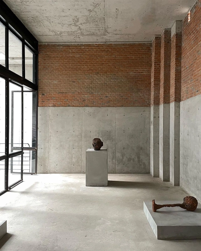 Sculptures at Casa Wabi CDMX in Mexico City