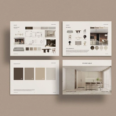 Interior Design Template — by @sonderpath / Cosmos