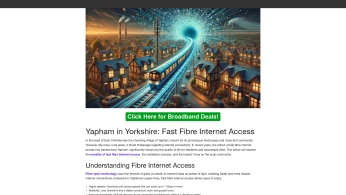 A cover of "Yapham Gigabit Fibre" cluster. The owner is savedimages. The cluster description is "Yapham Full Fibre Gigabit Broadband Deals.". The cluster consists of 1 element.