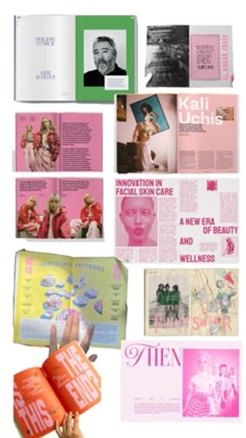 A cover of "magazine inspo layout" cluster. The owner is butterwotheffect. The cluster consists of 1 element.