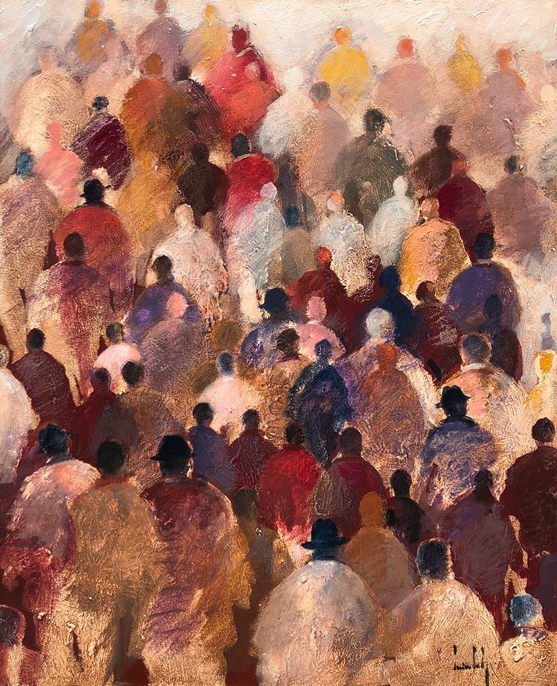 The Crowd Was Painted