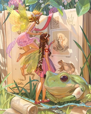 A cover of "fairy tale" cluster. The owner is primroseq. The cluster consists of 6 elements.