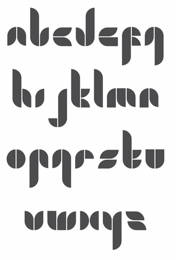 A cover of "Typography" cluster. The owner is cellardoorfour. The cluster consists of 4 elements.