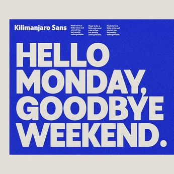 A cover of "Fonts Inspiration" cluster. The owner is filipz. The cluster description is "Over the years, might delete some". The cluster consists of 86 elements.