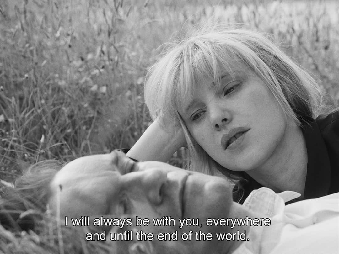 Still from Cold War (2018) by Paweł Pawlikowski, with Joanna Kulig and Tomasz Kot.