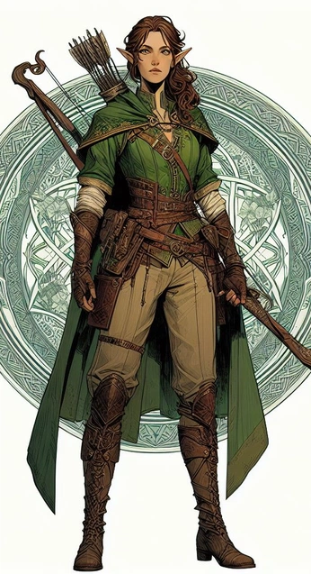 A cover of "Eyin (Suikoden DnD)" cluster. The owner is comicblock. The cluster consists of 9 elements.