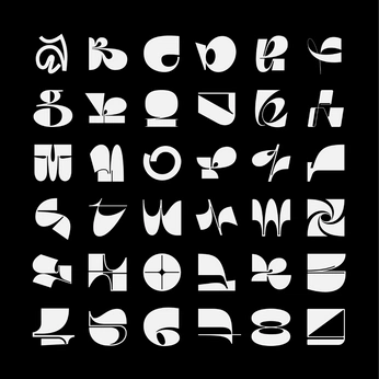 A cover of "Typography" cluster. The owner is isamay. The cluster consists of 100 elements.