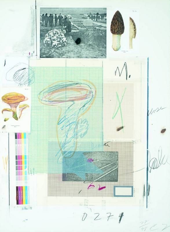 Rotalla (1990), a collage by artist Cy Twombly.