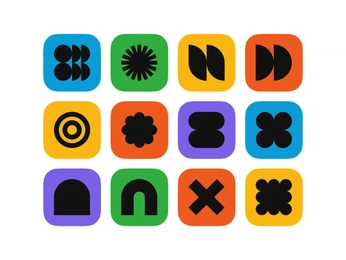 A cover of "00 / Logo" cluster. The owner is nube.agency. The cluster consists of 68 elements.