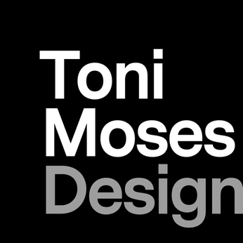 A cover of "Toni Moses Design" cluster. The owner is veryownstudio. The cluster description is "https://veryownstudio.com/project/toni-moses-design/". The cluster consists of 10 elements.
