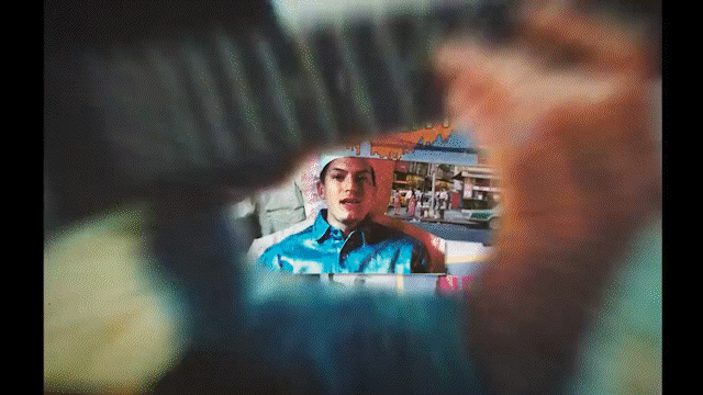 A still from the official music video for King Krule's song Biscuit Town, directed by CC-LD.