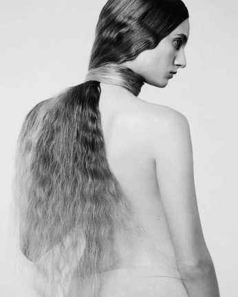 A cover of "HAIR" cluster. The owner is sashagembess. The cluster consists of 16 elements.