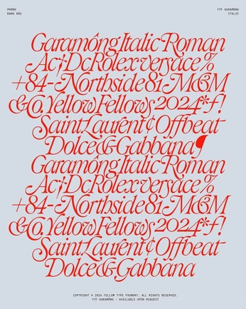 A cover of "Typography" cluster. The owner is meggsz. The cluster consists of 16 elements.