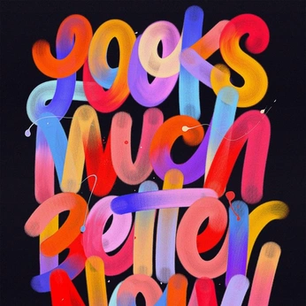 A cover of "Handlettering" cluster. The owner is sushenw. The cluster consists of 15 elements.