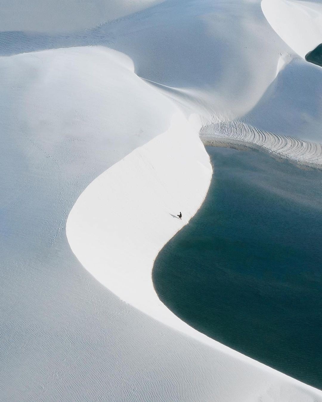 Lençóis Maranhenses National Park in Brazil, photographed by Ricardo Braz.