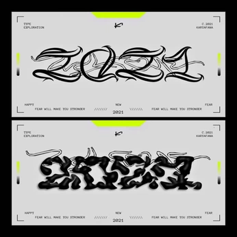 A cover of "Fonts Art" cluster. The owner is lpuitinggg. The cluster consists of 3 elements.