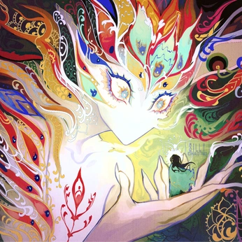 A cover of "inspo" cluster. The owner is curassavica. The cluster description is "full brain no filter (don't expect a theme)". The cluster consists of 1932 elements.