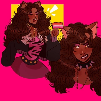 A cover of "Clawdeen" cluster. The owner is cunty. The cluster consists of 100 elements.