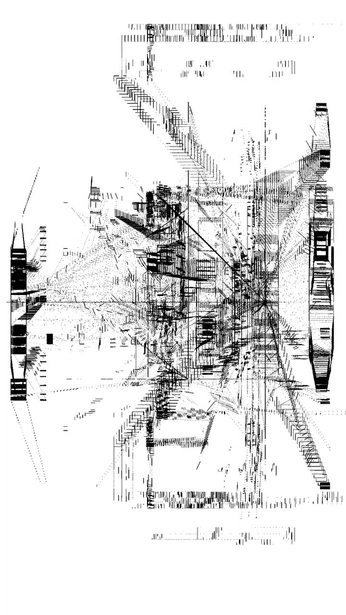 A cover of "Glitch & Vector Outline" cluster. The owner is gemmathirtythree. The cluster consists of 18 elements.