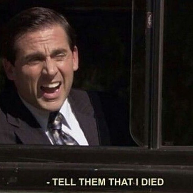 Actor Steve Carell as the character Michael Scott in the television series The Office.