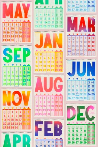 A cover of "design calendar" cluster. The owner is mamadame. The cluster consists of 12 elements.