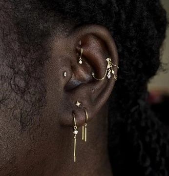 A cover of "Piercings and Gems" cluster. The owner is whoisnyasha. The cluster consists of 9 elements.