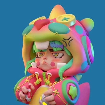 A cover of "Character design 3D" cluster. The owner is risecore. The cluster consists of 16 elements.