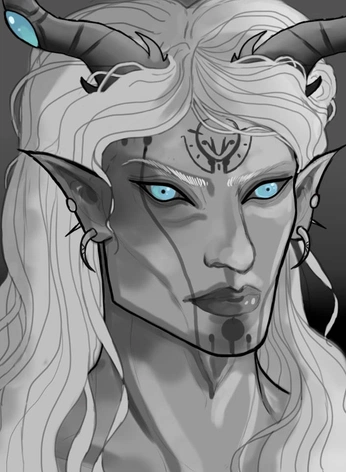 A cover of "My Artwork" cluster. The owner is theblackhorned. The cluster description is "Artwork done by yours truly.". The cluster consists of 9 elements.