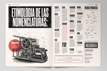 A cover of "tp04 Revista digital" cluster. The owner is lunamay.dg. The cluster consists of 14 elements.