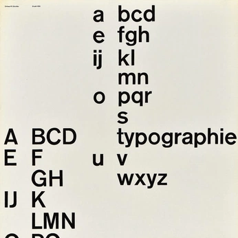 A cover of "Typography" cluster. The owner is linusrogge. The cluster consists of 361 elements.