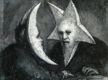 A cover of "man in the moon" cluster. The owner is daily.moodlist. The cluster consists of 14 elements.