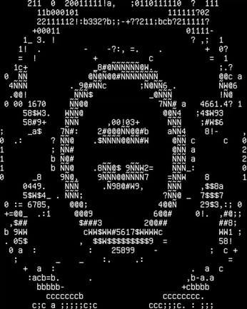 A cover of "ascii" cluster. The owner is itserastus. The cluster consists of 4 elements.